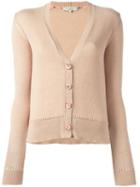 Etro Button Up Cardigan, Women's, Size: 46, Nude/neutrals, Cotton/cashmere