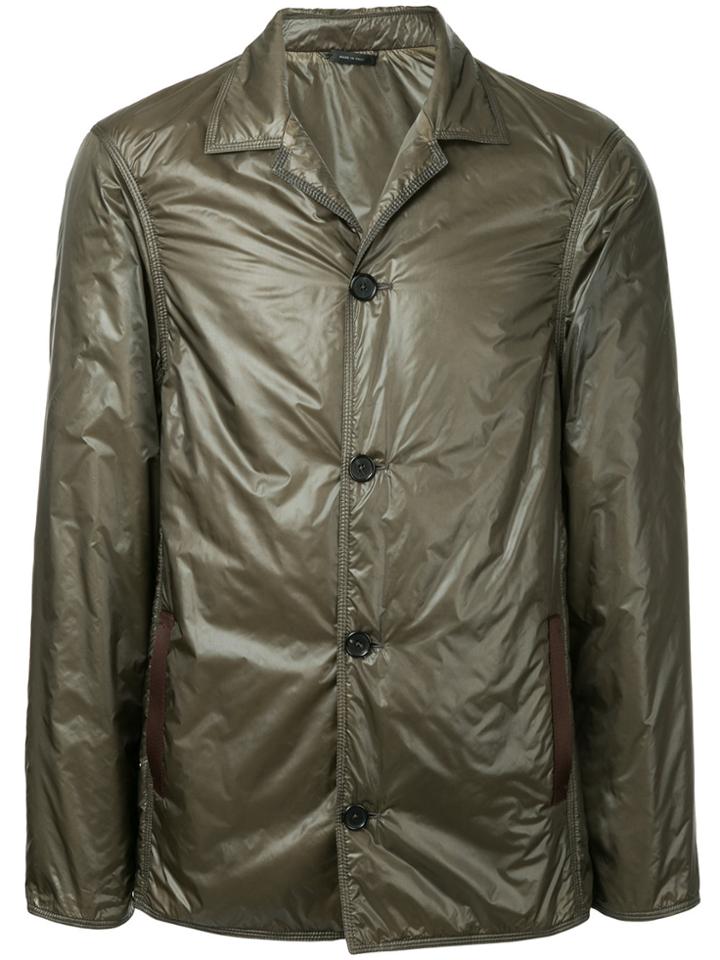 Jil Sander Short Padded Coat - Brown