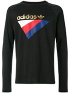 Adidas Logo Print Long Sleeve Shirt - Black