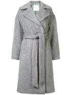 Estnation Single Breasted Coat - Grey