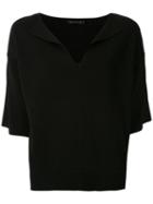 Alcaçuz Nelita Knit Blouse - Black