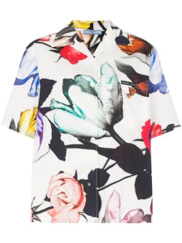 Prada Floral Print Cuban Shirt - F0k74 Talco