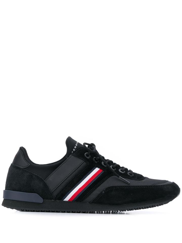 Tommy Hilfiger Icon Signature Tape Sneakers - Black