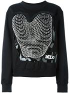 Ktz Brick Print Sweatshirt - Black