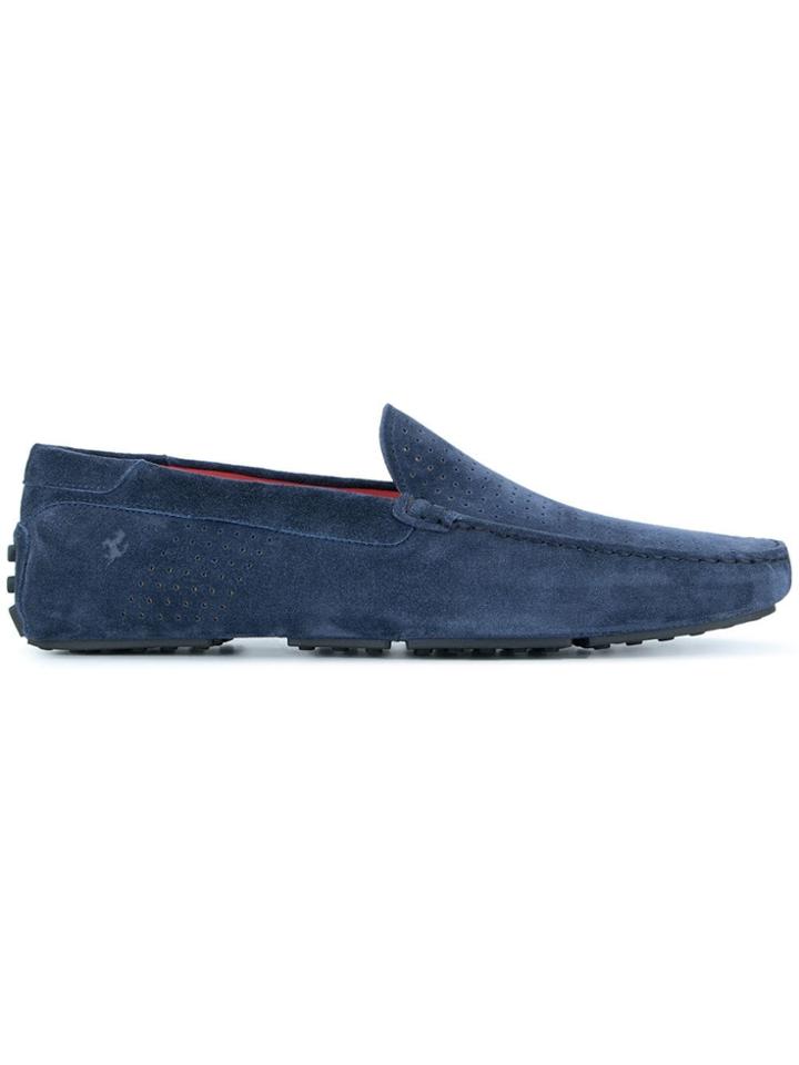 Tod's Tod's For Ferrari Driving Shoes - Blue