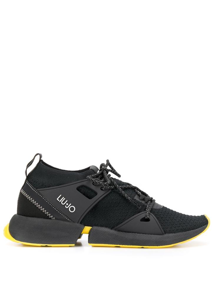 Liu Jo Slip-on Logo Sneakers - Black