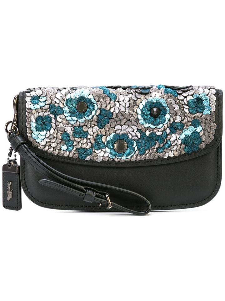 Coach Coach 31833 Bpljf Leather/fur/exotic Skins->leather - Black