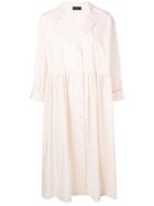 Roberto Collina Oversized Shirt Dress. - Orange