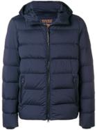 Woolrich Hooded Puffer Jacket - Blue