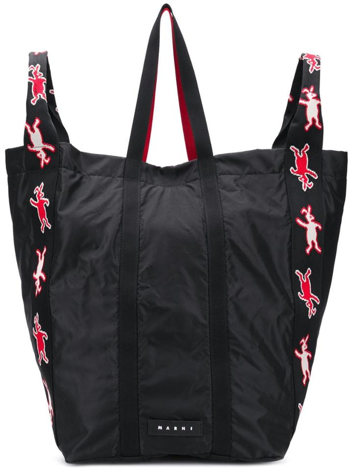 Marni Dance Bunny Tote - Black