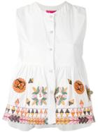 Amuse Muguet Buttoned Blouse - White