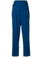 Golden Goose Deluxe Brand Wide Leg Trousers - Blue