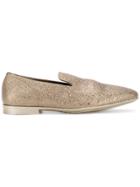 Officine Creative Metallic Loafer Slippers