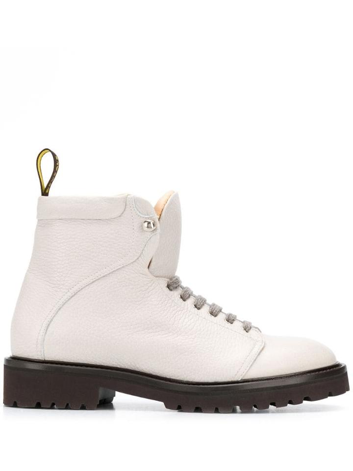 Doucal's Lace-up Ankle Boots - Neutrals