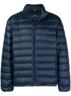 Polo Ralph Lauren Logo Zipped Padded Jacket - Blue