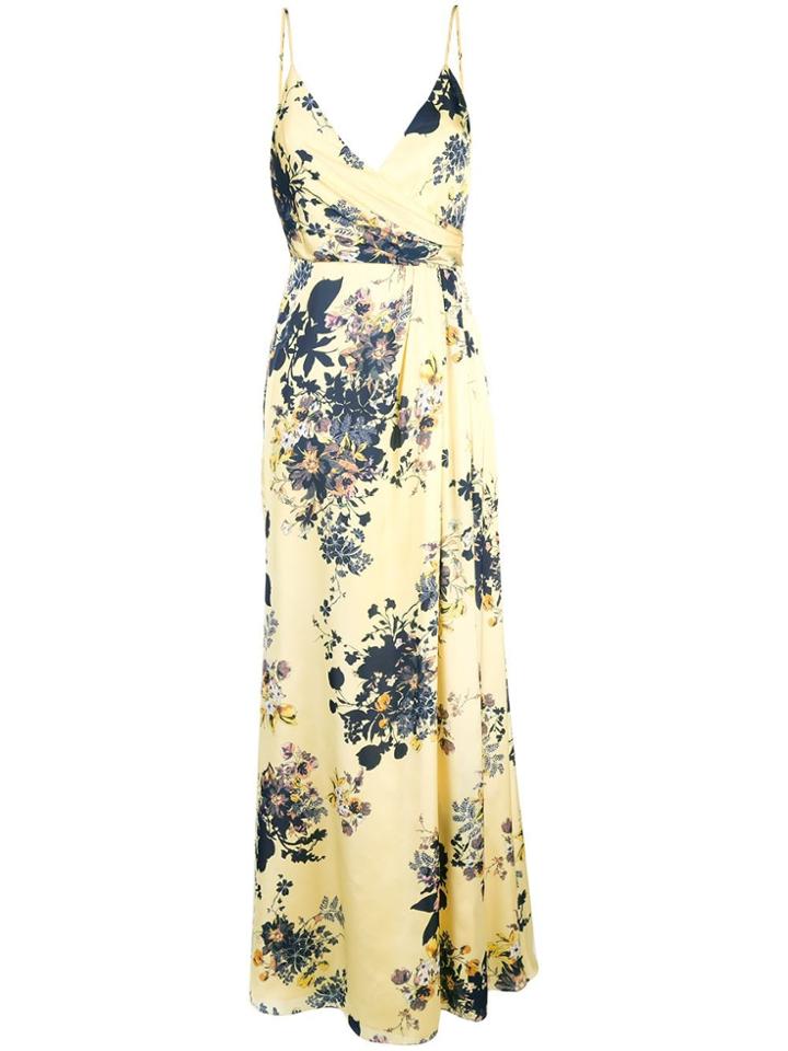 Jill Jill Stuart Floral Print Maxi Dress - Yellow