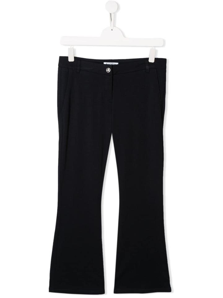 Dondup Kids Teen Flared Mid-rise Trousers - Blue