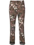 Cambio - Cropped Pants - Women - Polyester/spandex/elastane - 34, Brown, Polyester/spandex/elastane
