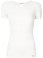 Chanel Vintage Ribbed Top - White