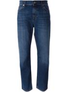 Mcq Alexander Mcqueen Straight Leg Jeans, Women's, Size: 27, Blue, Cotton/spandex/elastane