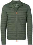 Save The Duck Zipped Padded Jacket - Green