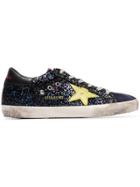 Golden Goose Deluxe Brand Glitter Embellished Superstar Sneakers -