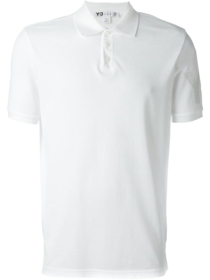 Y-3 Logo Polo Shirt - White
