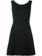 Dolce & Gabbana Flared Mini Dress, Women's, Size: 42, Black, Silk/spandex/elastane/virgin Wool