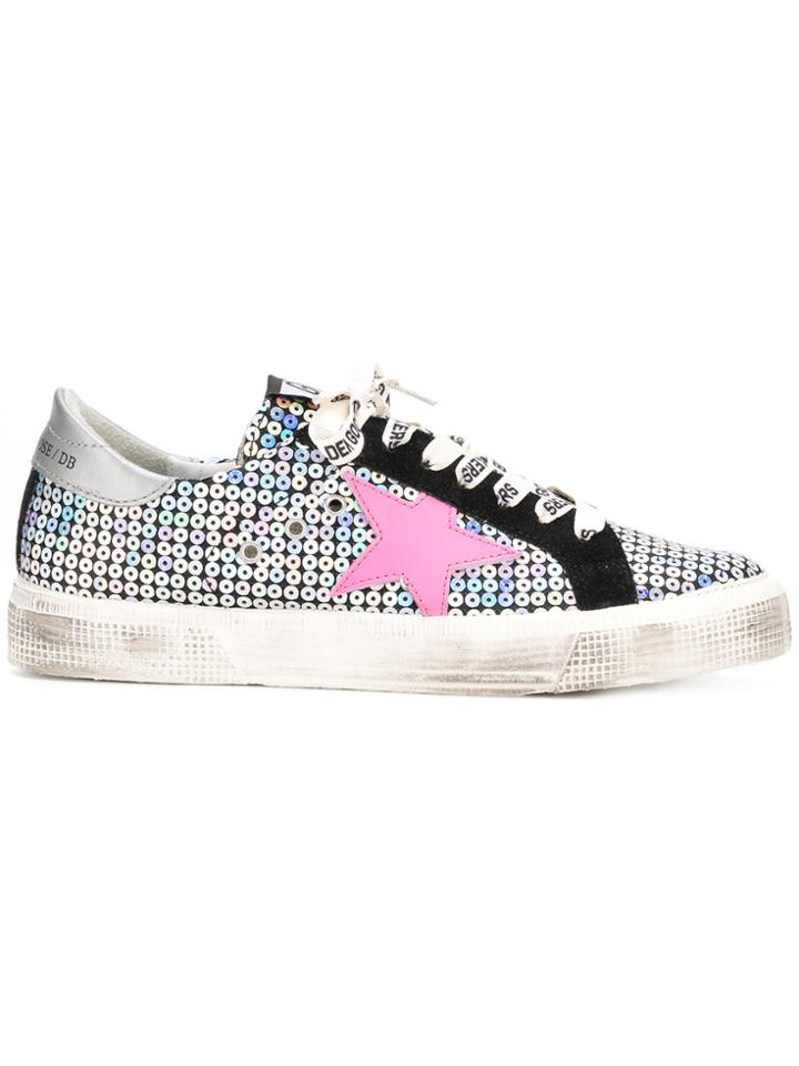 Golden Goose Deluxe Brand Sequin Superstar Sneakers - Grey