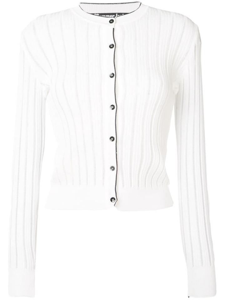 Pinko Embroidered Fitted Cardigan - White