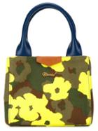 Muveil Mini Floral Camouflage Print Tote