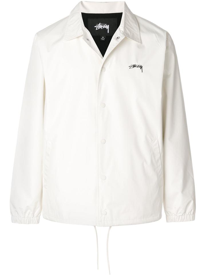 Stussy Cruize Coach Jacket - White