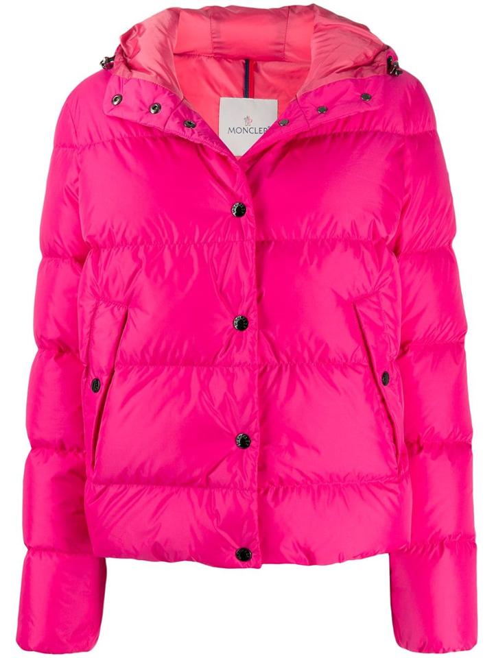 Moncler Lena Quilted Padded Jacket - Pink