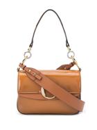 Chloé Small C Double Carry Bag - Brown