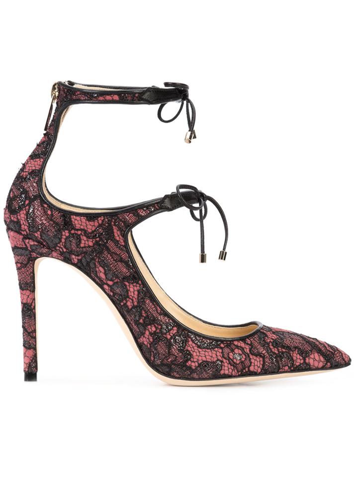 Jimmy Choo Sage Pumps - Pink & Purple