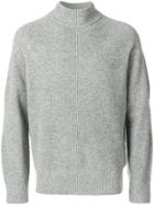 Sacai Fine Knit Turtle Knit Sweater - Grey