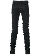 Diesel - Gathered Skinny Jeans - Men - Cotton/polyester/spandex/elastane - 31, Black, Cotton/polyester/spandex/elastane