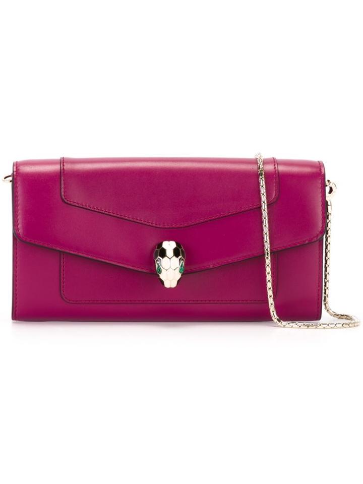 Bulgari 'serpenti' Chain Handle Wallet