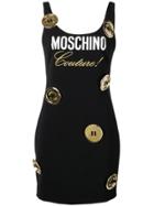 Moschino Logo Dress - Black