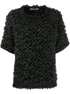 Odeeh Knitted Wool Top - Grey