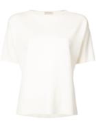 Mansur Gavriel Short Sleeved Sweater - White