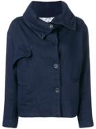 Cotélac Short Buttoned Jacket - Blue