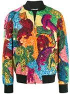 Valentino Go Tiger Bomber Jacket - Orange