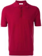 Fashion Clinic Timeless Knitted Polo Shirt - Pink