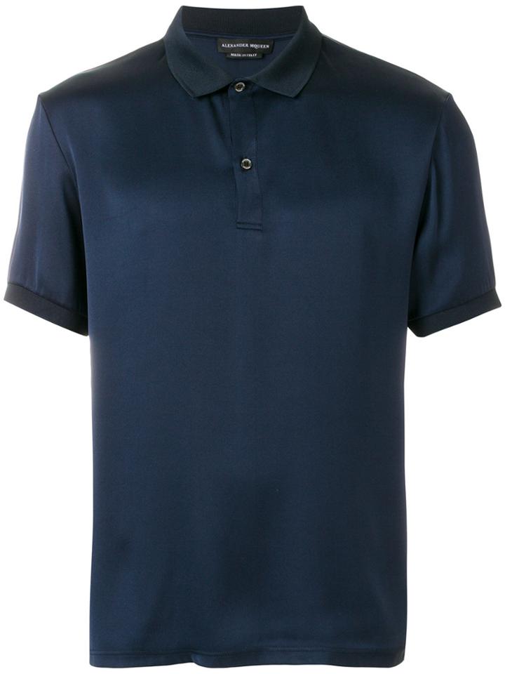 Alexander Mcqueen Classic Polo Shirt - Blue