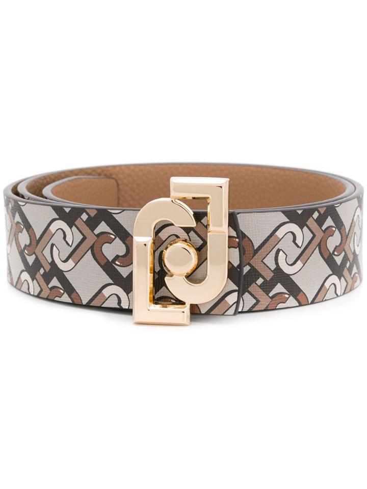 Liu Jo Logo Print Belt - Neutrals