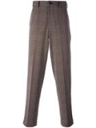 Comme Des Garçons Vintage Tartan Pattern Trousers, Men's, Size: Small, Brown