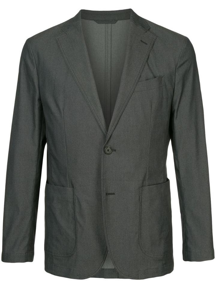 D'urban Notch Collar Jacket - Grey
