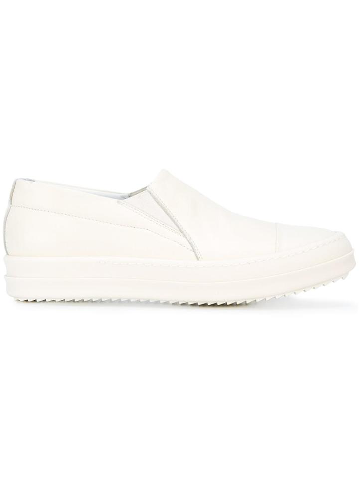 Rick Owens Boat Sneakers - White