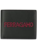 Salvatore Ferragamo Stud Logo Wallet - Black